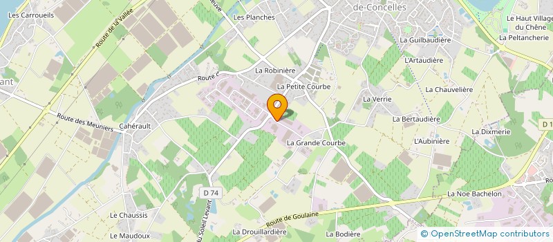 localisation de l'entreprise LES 6 ASS  SAINT-JULIEN-DE-CONCELLES