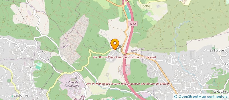 localisation de l'entreprise LES 6 B  PEYPIN