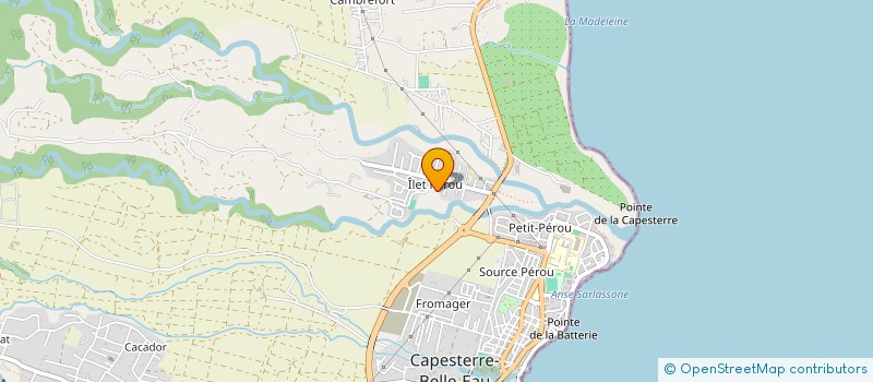 localisation de l'entreprise LES 6 B ILET PEROU à CAPESTERRE BELLE EAU