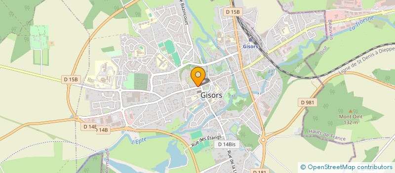 localisation de l'entreprise LES 6 BELLEGOSSES à GISORS