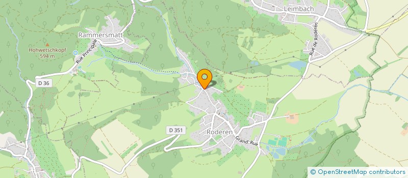 localisation de l'entreprise LES 6 ROSES  LEIMBACH