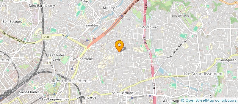localisation de l'entreprise LES 64 LUNES à MARSEILLE