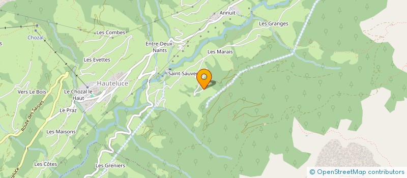 localisation de l'entreprise LES 67  HAUTELUCE