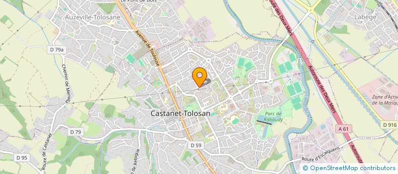 localisation de l'entreprise LES 6A DE CASTANET à CASTANET-TOLOSAN
