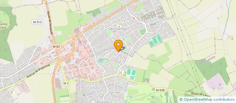 localisation de l'entreprise LES 7 CLES à PULNOY