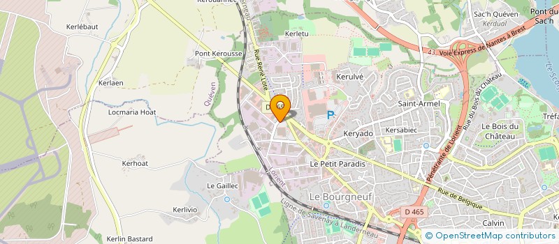 localisation de l'entreprise LES 7 EPIS IMMO  LORIENT