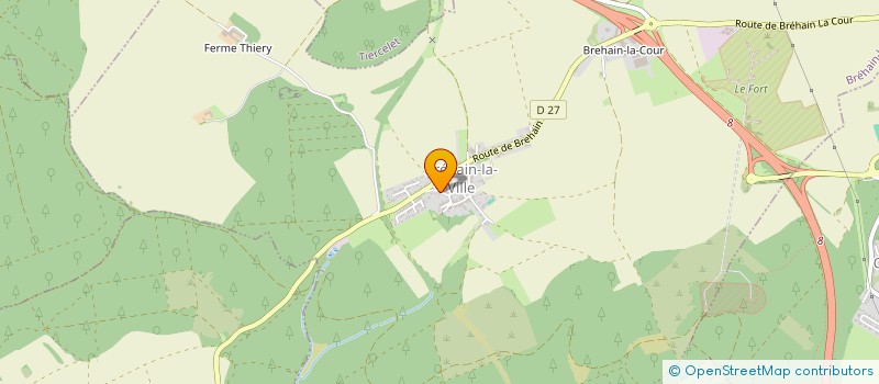 localisation de l'entreprise LES 7 FONTAINES  BREHAIN-LA-VILLE