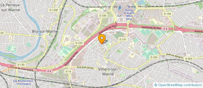 localisation de l'entreprise LES 7 K AUTOS à VILLIERS-SUR-MARNE