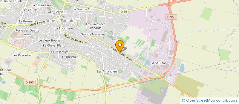 localisation de l'entreprise LES 7 LYS  DOUE-EN-ANJOU