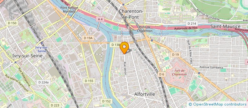 localisation de l'entreprise LES 7 MAINS MAGIQUES à ALFORTVILLE