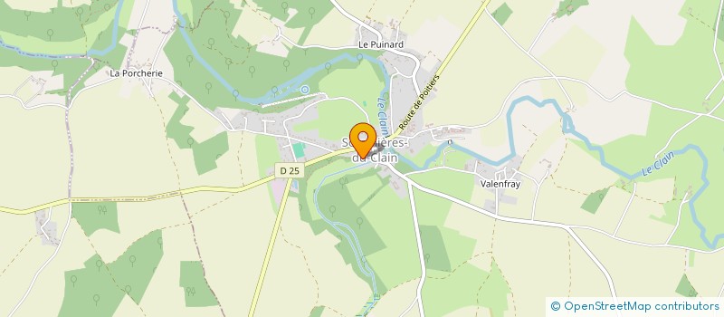 localisation de l'entreprise LES 7 MERVEILLES  SOMMIERES-DU-CLAIN