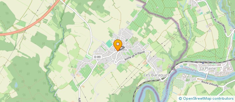 localisation de l'entreprise LES 7 MERVEILLES à CHALLEX