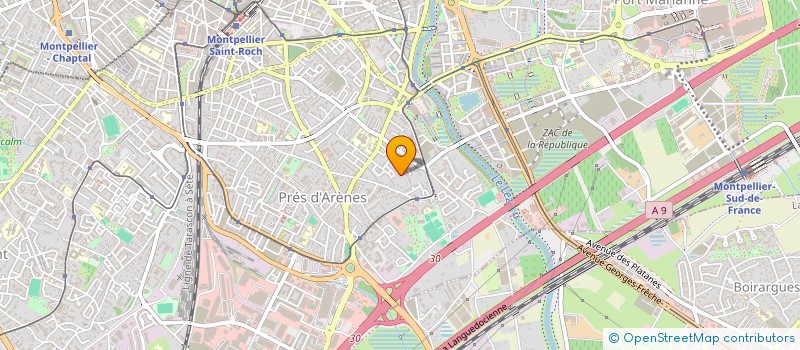 localisation de l'entreprise LES 7 MOUSQUETAIRES à MONTPELLIER