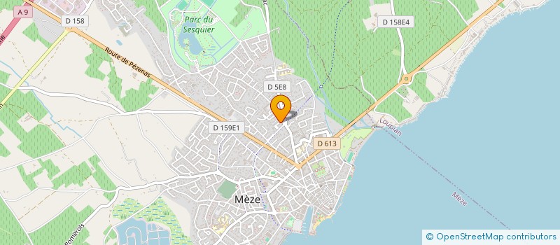 localisation de l'entreprise LES 7 PECHERS CAPI THAU à MEZE