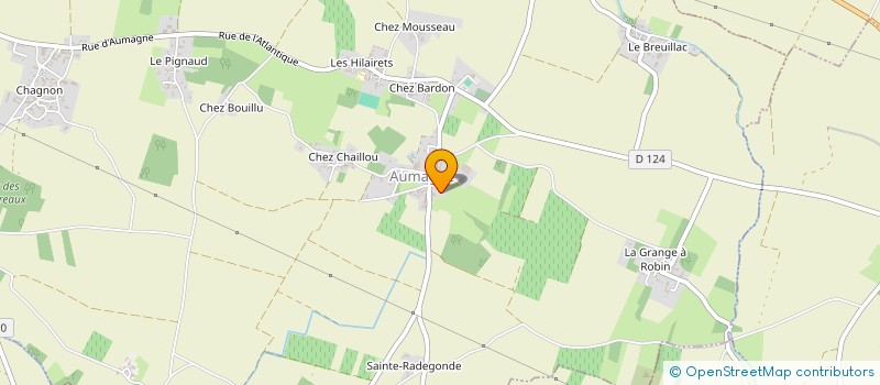 localisation de l'entreprise LES 7 TILLEULS  AUMAGNE