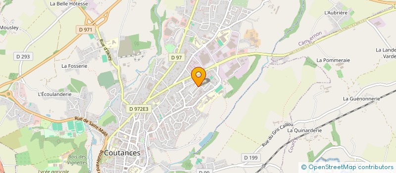 localisation de l'entreprise LES 7 VENTS  COUTANCES