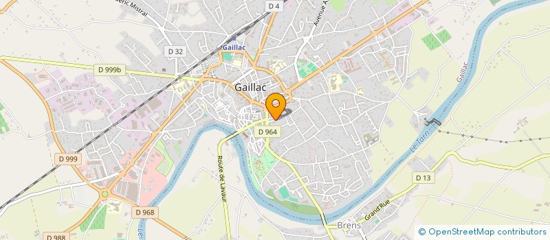 localisation de l'entreprise LES 8 B à GAILLAC