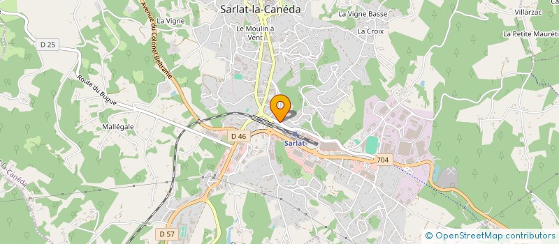 localisation de l'entreprise LES 8 DIRECTIONS à SARLAT-LA-CANEDA