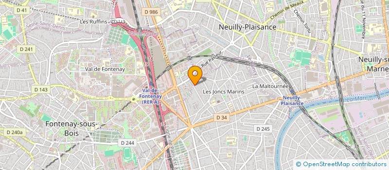 localisation de l'entreprise LES 8 SENS  LE PERREUX-SUR-MARNE