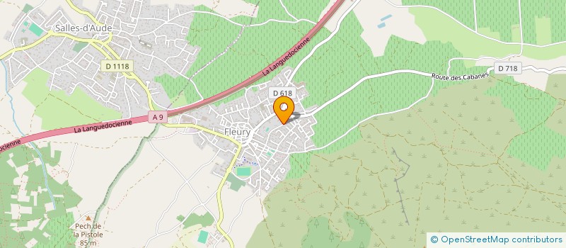 localisation de l'entreprise LES 9 CLES  FLEURY