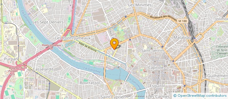 localisation de l'entreprise LES à TOULOUSE