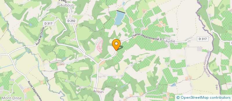 localisation de l'entreprise LES A COUPS FUN  AYDIE