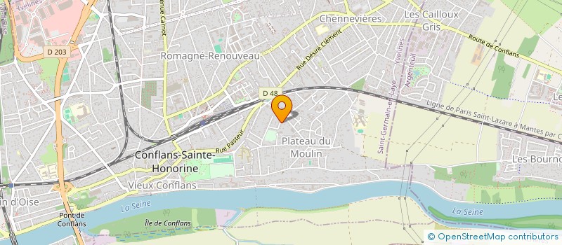 localisation de l'entreprise LES A DORES  CONFLANS-SAINTE-HONORINE