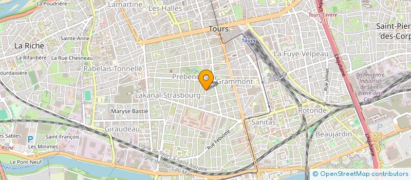 localisation de l'entreprise LES A TOURS DE L'ART  TOURS