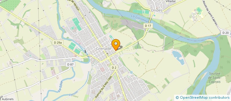 localisation de l'entreprise LES A2M  GRENADE