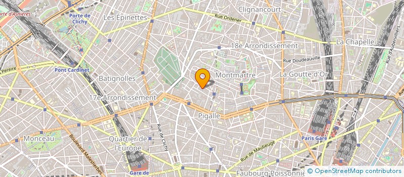 localisation de l'entreprise LES AB REUNIS à PARIS