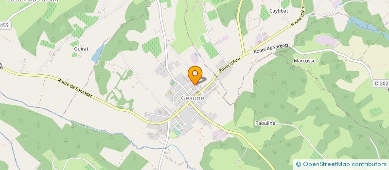 localisation de l'entreprise LES ABATTOIRS  GEAUNE