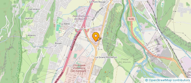 localisation de l'entreprise LES ABATTOIRS DU DAUPHINE à VARCES-ALLIERES-ET-RISSET