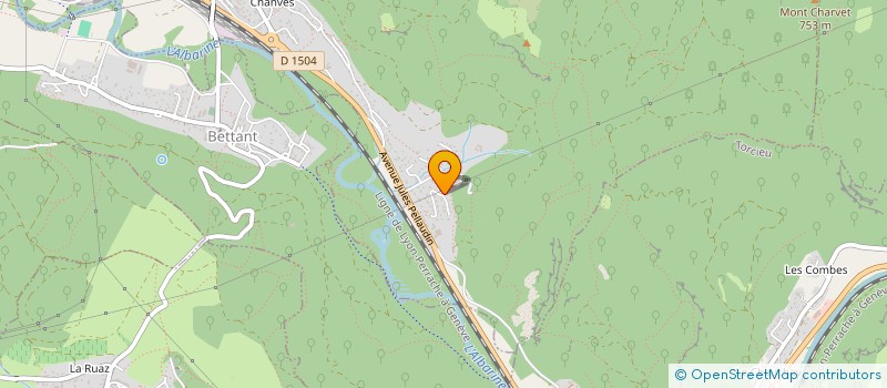 localisation de l'entreprise LES ABEANCHES  AMBERIEU-EN-BUGEY