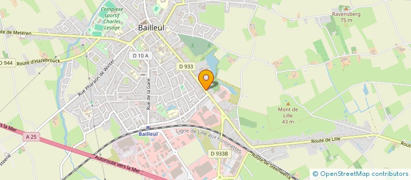 localisation de l'entreprise LES ABEILLES à BAILLEUL