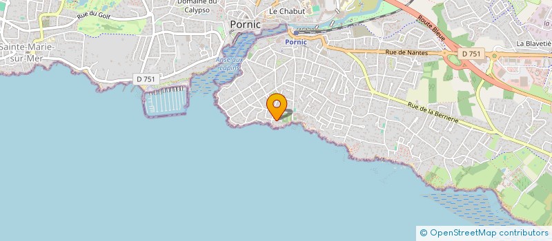 localisation de l'entreprise LES ABEILLES  PORNIC