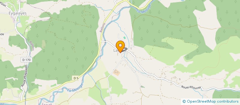 localisation de l'entreprise LES ABEILLES  MEVOUILLON