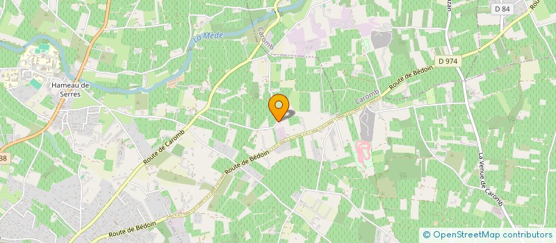 localisation de l'entreprise LES ABEILLES  CARPENTRAS