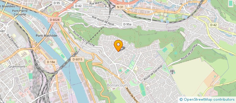 localisation de l'entreprise LES ABEILLES BUCOLIQUES  BONSECOURS