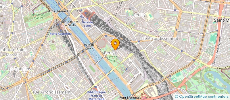 localisation de l'entreprise LES ABEILLES DE BERCY  PARIS