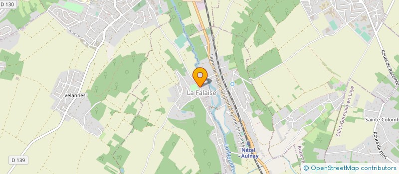 localisation de l'entreprise LES ABEILLES DE LA FALAISE  LA FALAISE