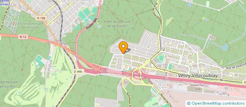 localisation de l'entreprise LES ABEILLES DE MEUDON  VELIZY-VILLACOUBLAY