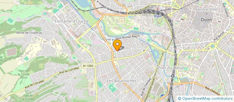 localisation de l'entreprise LES ABEILLES FRANCAISES à DIJON
