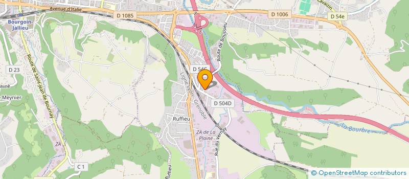 localisation de l'entreprise LES ABEILLES MONTANIEU  NIVOLAS-VERMELLE