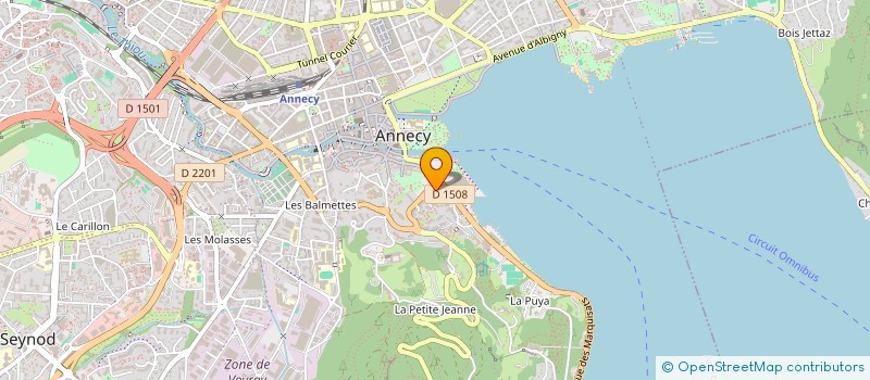 localisation de l'entreprise LES ABEILLES SERVICE DYALISE à ANNECY