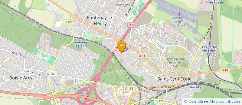 localisation de l'entreprise LES ABEILLES SOLIDAIRES à SAINT-CYR-L'ECOLE