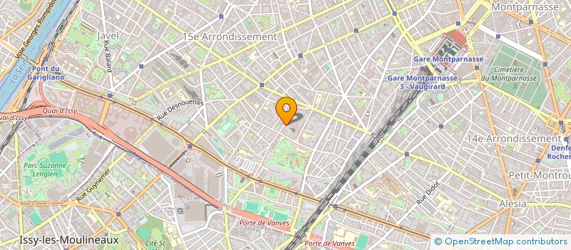 localisation de l'entreprise LES ABREUVOIRS  PARIS