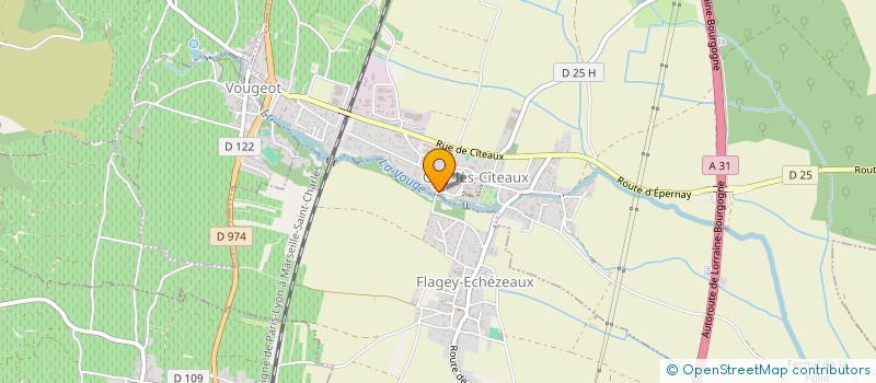 localisation de l'entreprise LES ABREUVOIRS  GILLY-LES-CITEAUX