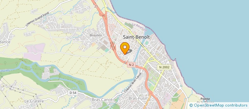 localisation de l'entreprise LES ABRICOTIERS à SAINT-BENOIT