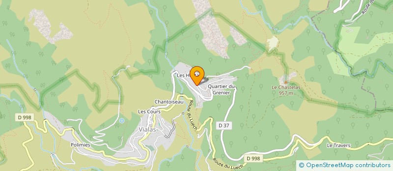 localisation de l'entreprise LES ABRICOTIERS  VIALAS