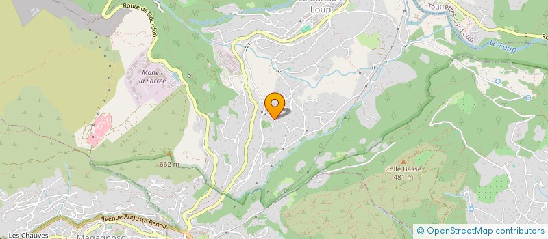 localisation de l'entreprise LES ABSOLUES à LE BAR-SUR-LOUP